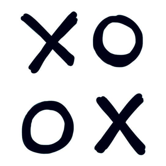 XOXO Temporary Tattoo