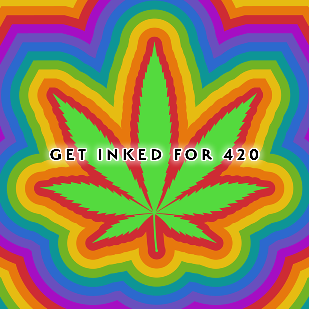 Inked & Elevated: Spice Up Your 420 Bash with Temporary Tattoos!