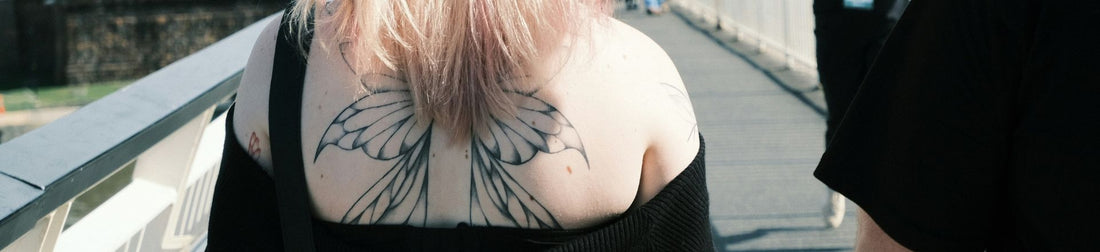 temporary tattoos angel wings