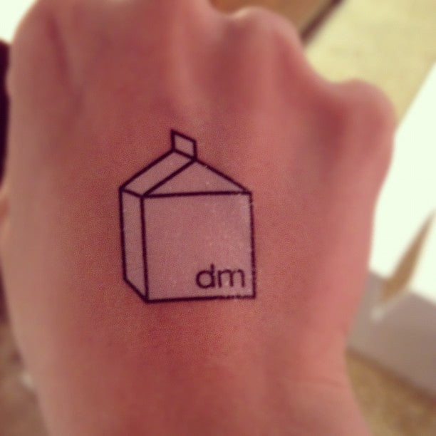 Design Milk temporary tattoo