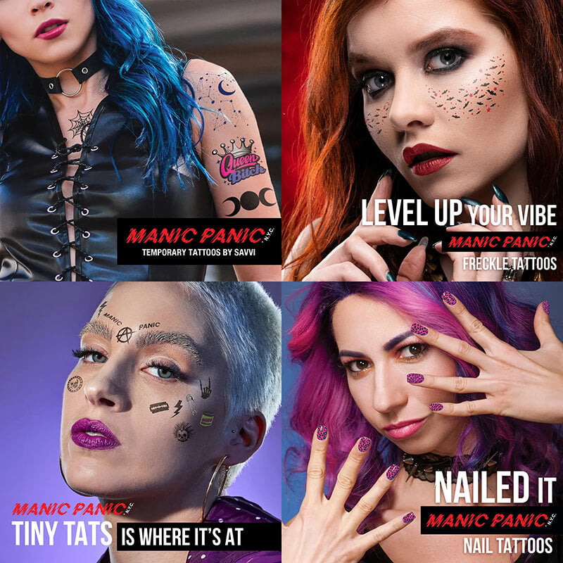 Manic Panic® Launches Temporary Tattoo Line with Savvi®