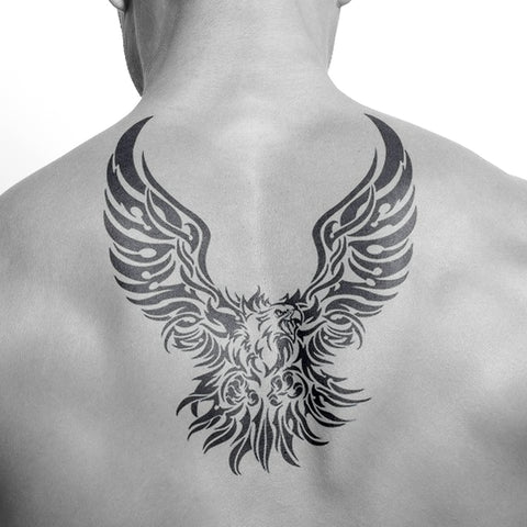 tribal-red-and-black-ink-dragon-tattoo-design | Wachirapol prasit | Flickr