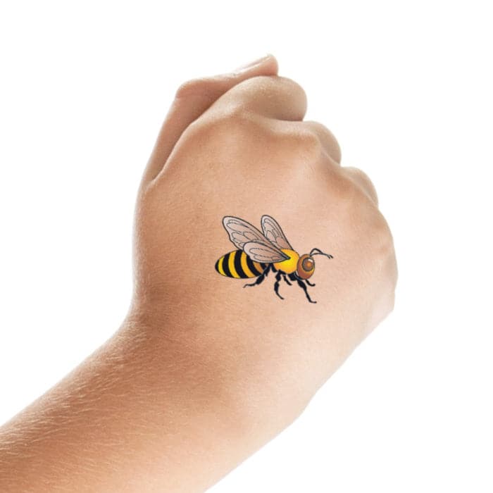 Bee Temporary Tattoo 1.5 in x 1.5 in