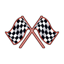 Check Flag Temporary Tattoo 1.5 in x 1.5 in