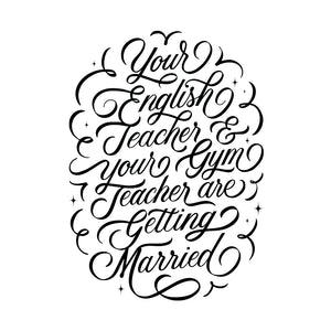 Love Script Temporary Tattoo