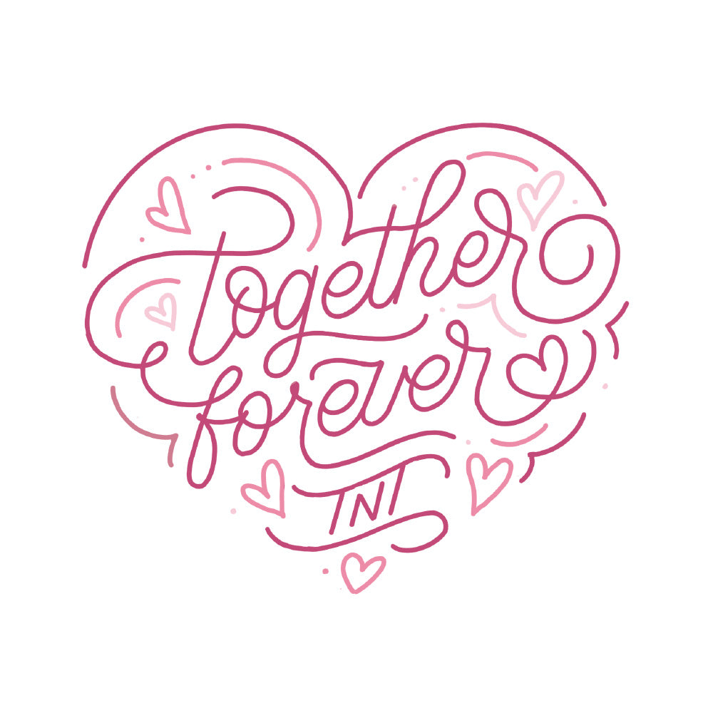 Together Forever Temporary Tattoo