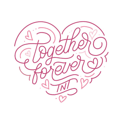 Together Forever Temporary Tattoo
