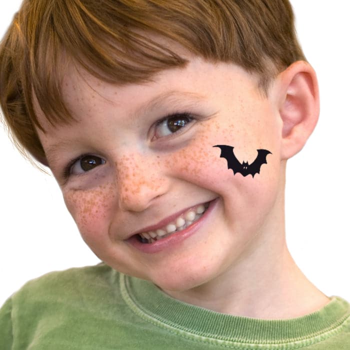 Flying Bat Temporary Tattoo 1.5 in x 1.5 in