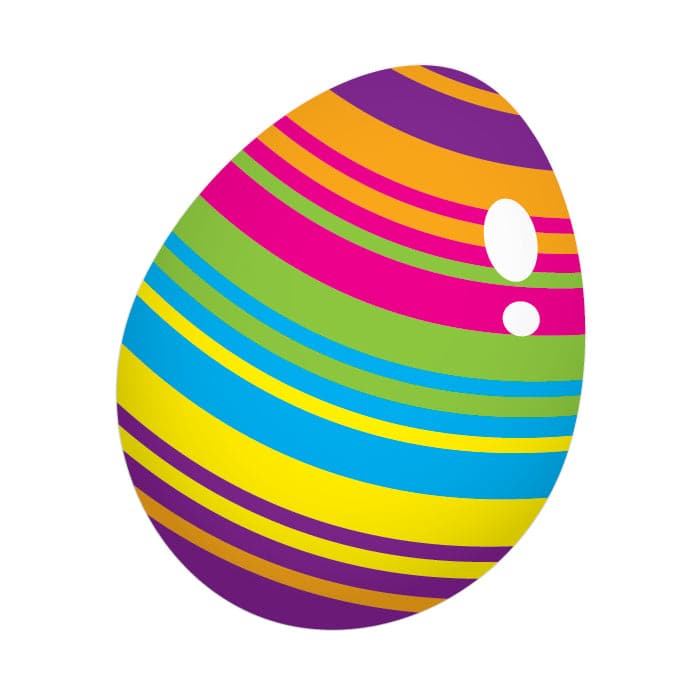 Easter Egg Temporary Tattoo 1.5 in x 1.5 in