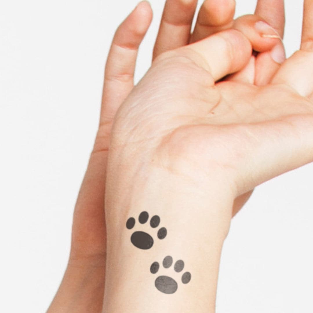 Two Paws Temporary Tattoo - Temporary Tattoos