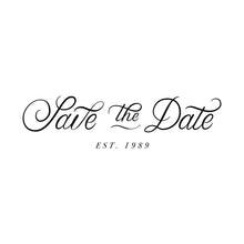 Vintage Save the date Temporary Tattoo