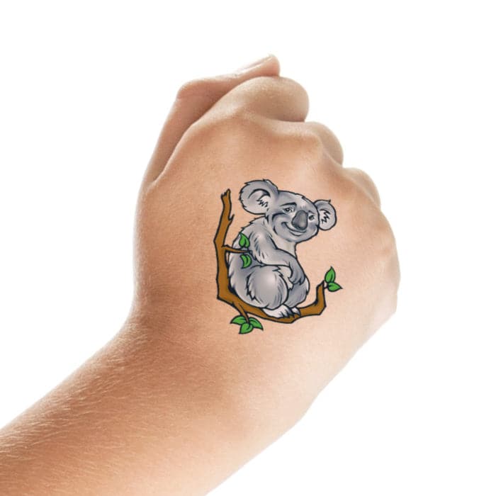 Koala Temporary Tattoo 2 in x 2 in