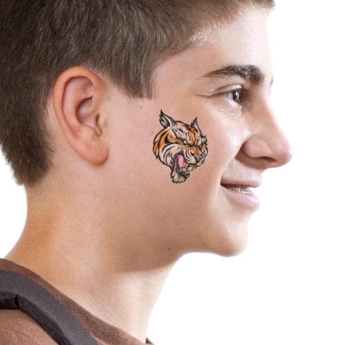 Tiger Temporary Tattoo 2 in x 2 in