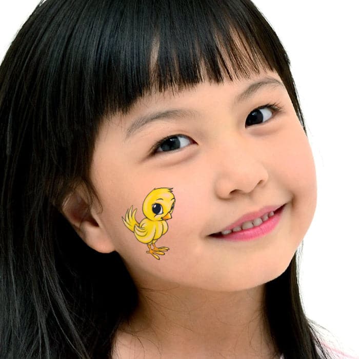 Chick Temporary Tattoo 2 in x 2 in
