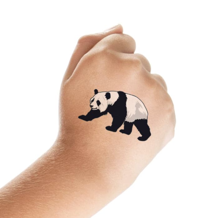 Panda Bear Temporary Tattoo 2 in x 2 in