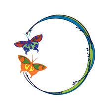 Butterfly Ring Temporary Tattoo 2 in x 2 in