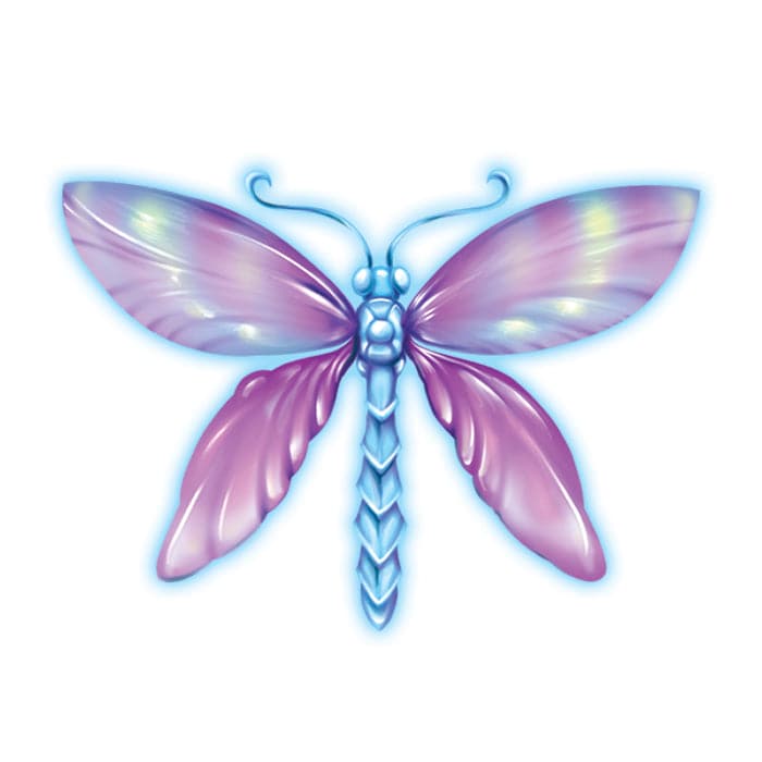 Magical Dragonfly Temporary Tattoo 2 in x 2 in