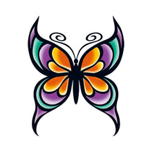 Modern Butterfly Temporary Tattoo 2 in x 2 in