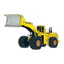 Bulldozer Temporary Tattoo 2 in x 2 in
