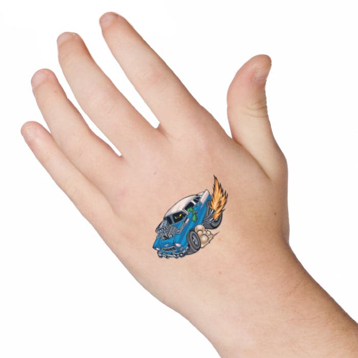 1955 Chevy Temporary Tattoo 2 in x 2 in