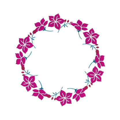 Flower Ring Temporary Tattoo 2 in x 2 in