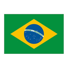 Brazil Flag Temporary Tattoo 2 in x 1.5 in