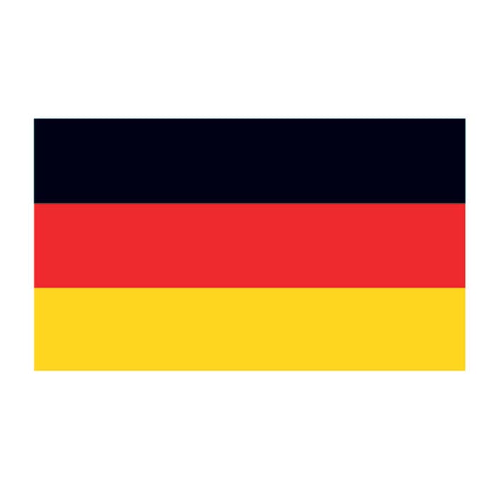 Germany Flag Temporary Tattoo 2 in x 1.5 in