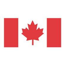 Canadian Flag Temporary Tattoo 2 in x 1.5 in