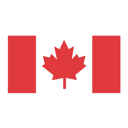 Canadian Flag Temporary Tattoo 2 in x 1.5 in