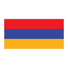 Armenia Flag Temporary Tattoo 2 in x 1.5 in