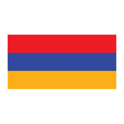 Armenia Flag Temporary Tattoo 2 in x 1.5 in