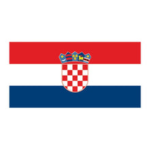 Flag of Croatia Temporary Tattoo 2 in x 1.5 in