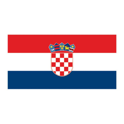 Flag of Croatia Temporary Tattoo 2 in x 1.5 in