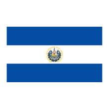 Flag of El Salvador Temporary Tattoo 2 in x 1.5 in
