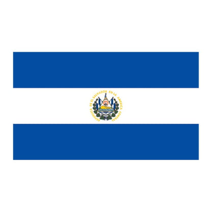 Flag of El Salvador Temporary Tattoo 2 in x 1.5 in
