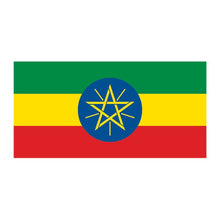 Flag of Ethiopia Temporary Tattoo 2 in x 1.5 in