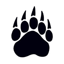 Bear Paw Print Temporary Tattoo 2 in x 2 in
