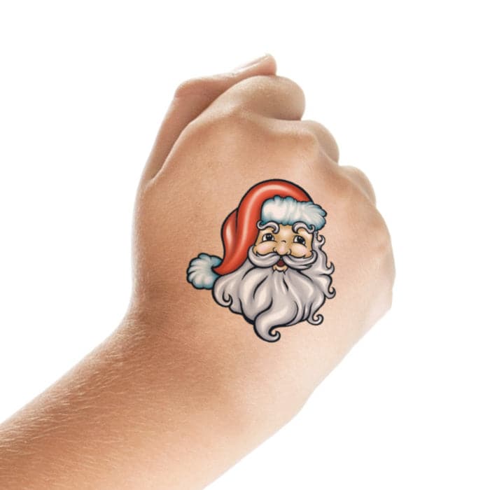 St. Nick Temporary Tattoo 2 in x 2 in