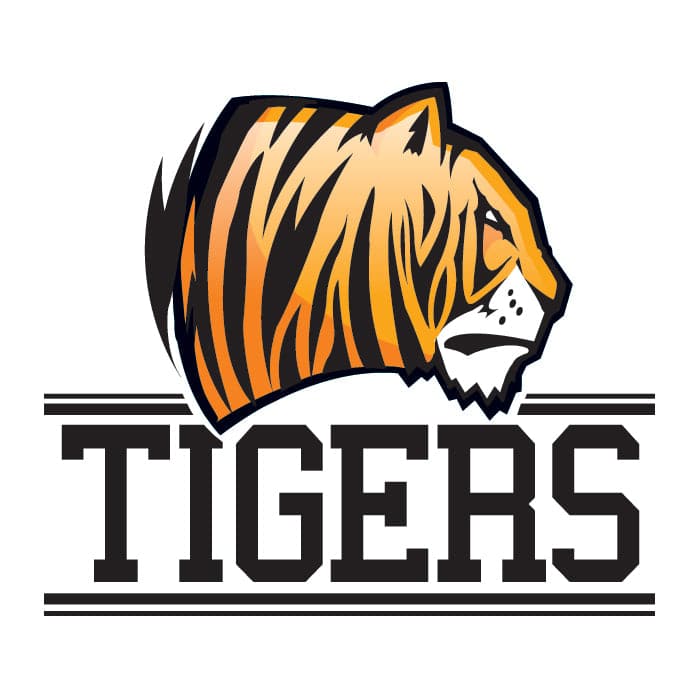 Tigers Team Temporary Tattoo 2 in x 2 in