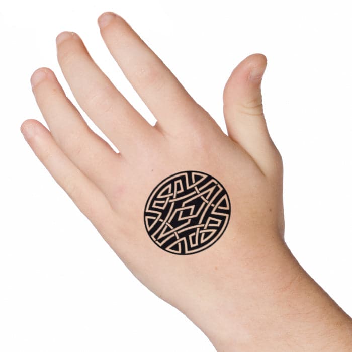Celtic Circle Temporary Tattoo 2 in x 2 in