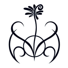 Tribal Flower Temporary Tattoo 2 in x 2 in
