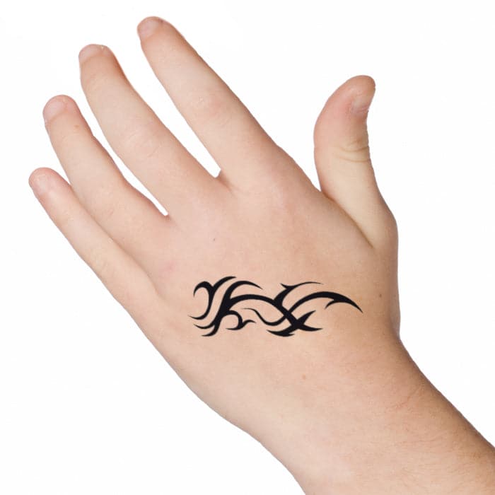 Small Tribal Design Temporary Tattoo 2 in x 2 in