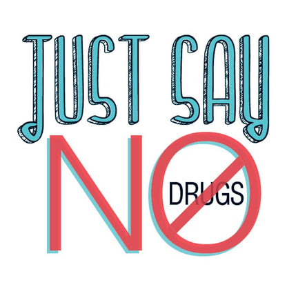 Just Say No Temporary Tattoo 2 in x 2 in