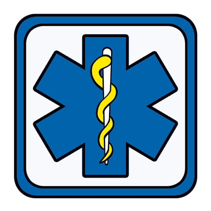 EMT Patch Temporary Tattoo 2 in x 2 in