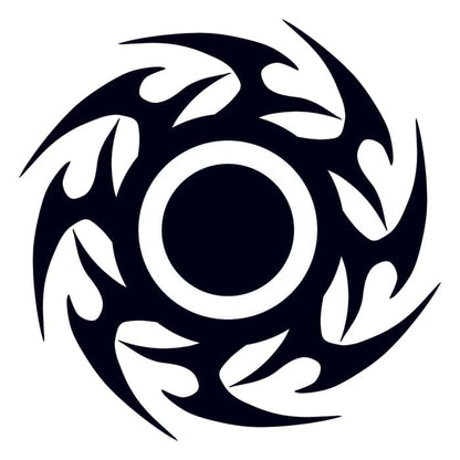 Tribal Disc Temporary Tattoo 3 in x 3 in