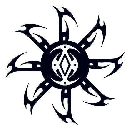 Tribal Star Temporary Tattoo 3 in x 3 in