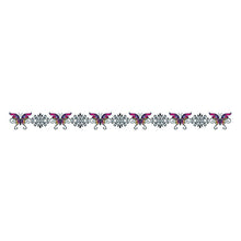 Butterfly Tribal Band Temporary Tattoo 6 in x 1.5 in