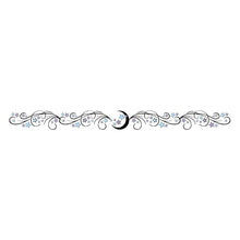 Moon Armband Temporary Tattoo 6.5 in x 1.5 in