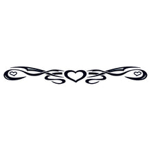 Tribal Heart Band Temporary Tattoo 6 in x 1.5 in