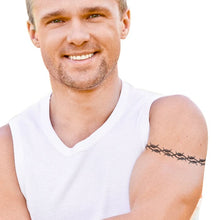 Barbed Wire Armband Temporary Tattoo 9 in x 1.5 in